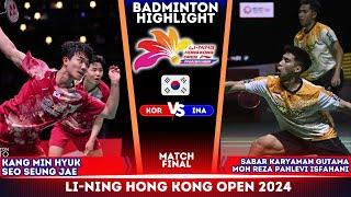 MATCH FINAL | Kang/Seo (KOR) vs Sabar/Reza (INA) | Hongkong Open 2024 Badminton