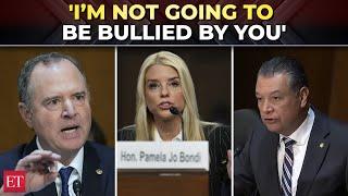 'I’m not going to be bullied by you': Pam Bondi clashes with Dem Senators Schiff and Padilla