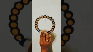 Simple rangoli | Satisfying rangoli | Easy Rangoli tips and tricks #rangoli #art #satisfying