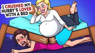 I crushed my husband's lover with my fat belly