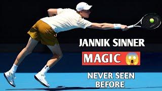 Jannik Sinner The Power And Speed Unbelievable - Forehand Backhand Stunner Tennis