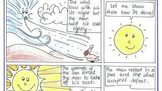 How to make comic strips | The Sun and the Wind #art