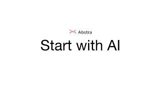 Your First Workflow with Abstra’s "Start with AI" | Quick Tutorial