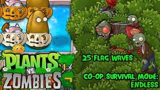 Plants Vs. Zombies | Co-op Survival Mode: Endless [25 Flag Waves] | [RPCS3] | #8 | [4K] | [60FPS]