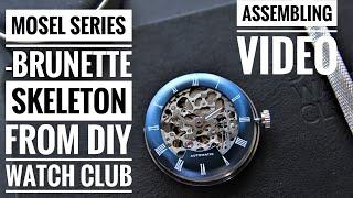 DIY Watch Club Mosel series -Brunette Skeleton