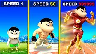 UPGRADING SHINCHAN to FASTEST MAN in GTA 5