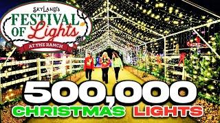 THE 1st CHRISTMAS EVENT IN THE SMOKIES- SkyLand Ranch Festival Of Lights HALF A MILLION LIGHTS!