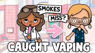 I Got Caught VAPING In School  | with voice | Toca Life World RP