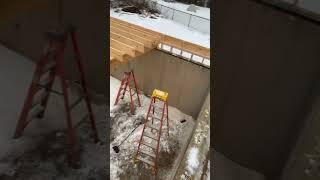 Floor joist spreaded #construction #foundation #diy #newconstruction #carpentry #michigan #New