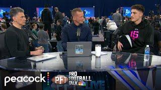 Colston Loveland remembers when Jim Harbaugh worked out in khakis | Pro Football Talk | NFL on NBC