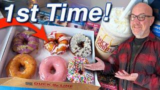 1st Time Eating at Duck Donuts in CANADA  Warm, Delicious & Made to Order