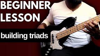 How to Build Triads For Bass Guitar | Beginner Lesson
