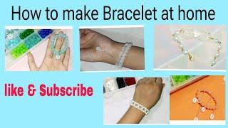 How to make bracelete at home//घर बैठे सीखे ब्रासेलेट बनाना |#handmadejewelery #youtube #trending