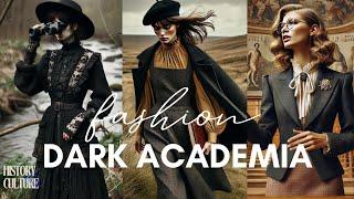 Fashion Styling History and Culture Behind Dark Academia Aesthetic