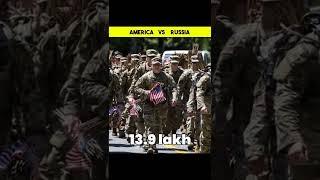 America vs russia military Power comparison 2022 | America russia कौन ज्यादा powerful हैं #shorts