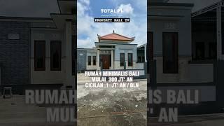 Rumah Minimalis Murah Bali Mulai 300 jutaan dekat Denpasar di daerah Abiansemal dan Pering.