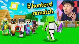 I Reacted to Dream's Minecraft SPEEDRUN vs 5 HUNTERS *FINALE REMATCH*
