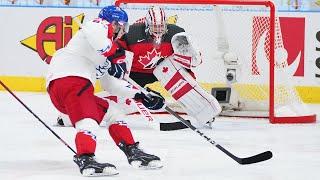 Highlights from Canada vs. Czechia in the 2024 IIHF World Junior Championship quarterfinals