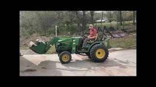 Lot 3: John Deere 2520 Diesel Powered Tractor, Shows 1168 Hours On Meter, With 200CX Loader Bucket