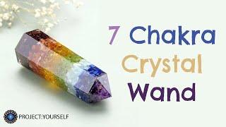 7 Chakra Crystal Wand