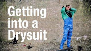 Frogwoman Sam - Getting into a Drysuit - Preview