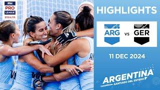 FIH Hockey Pro League 2024-25 Highlights: Argentina vs Germany (W) | Match 1