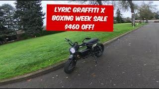 Lyric Graffiti X Boxing Week Sale $460 OFF! #lyriccycles #lyricgraffitix #graffitix #ebike