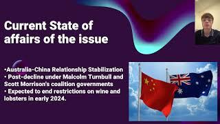 China - Australia trade retaliation