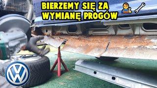 Jak samodzielnie wymienić próg w VW Golf IV/Bora/Octavia/Passat B5. Część 1.