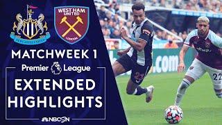 Newcastle v. West Ham | PREMIER LEAGUE HIGHLIGHTS | 8/15/2021 | NBC Sports