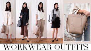 Spring Work Outfits: Dressing for Corporate, Casual and WFH & OLEADA Marina Bucket Bag Review [AD]