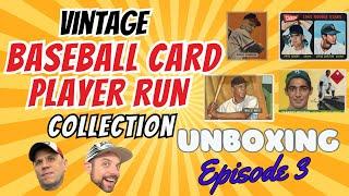 Unboxing Episode 3: Embarking on a Vintage Baseball Card Player Run Collection #baseballcards