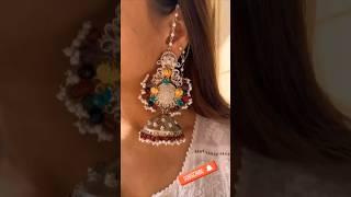 My CRAZY EARRING COLLECTION                          #shorts #youtuber