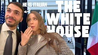 My Italian Husband goes to The White House!!