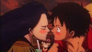 Luffy kiss boa hancok