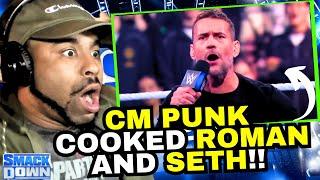 CM Punk cooks Roman Reigns & Seth Rollins!! - WWE Smackdown REACTION!!