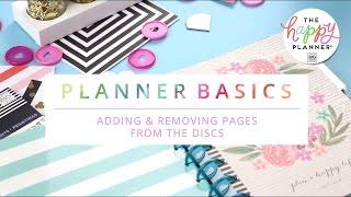 Planner Basics // Adding + Removing Pages from your Happy Planner®