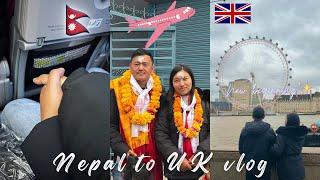 Nepal to Uk with my ️ || ️ || Travel || New beginning 