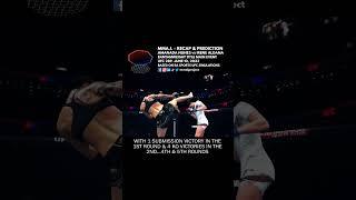 UFC 289 Nunes vs Aldana Bantamweight Championship Simulation Recap & Prediction  #shorts