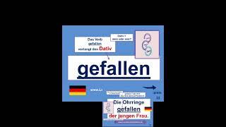 Deutsch: Verben mit Dativ How to use “gefallen”