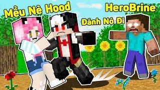 REDHOOD 24H BỊ PHÙ THỦY BIẾN THÀNH HEROBRINE TRONG MINECRAFT*HEROBRINE ĐIỀU KHIỂN REDHOOD TROLL MỀU