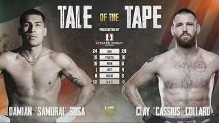 December 4, 2021 Stockton Civic Auditorium Damian "Samurai" Sosa  vs. "Cassius" Clay Collard