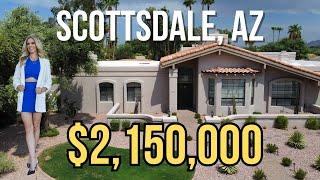 INSIDE $2.1M Scottsdale Luxury Home & AirBnb | Scottsdale Arizona