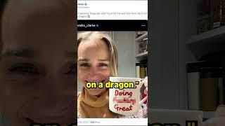Emilia Clarke MOCKED Online For Aging #shorts