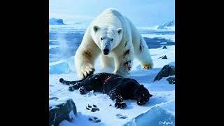 Black animals vs White animals (lion, tiger, leopard, bear,eagle,snake)