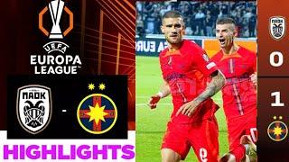 POAK vs FCSB (0-1) Meci Rezumat | Liga Europa - 2024 | FCSB - PAOK Thessaloniki | Fcsb vs poak