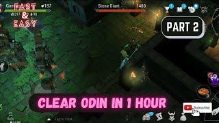 Clear Odin in 1 hour | Part 2 | Caches opening | Frostborn - Gamingwith3K