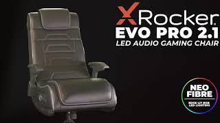 The X Rocker Evo Pro: Light Up Neo-Fibre Gaming Chair