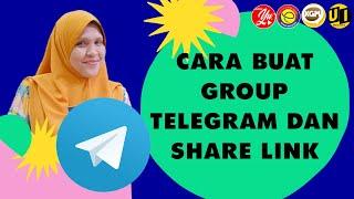 CARA BUAT GROUP TELEGRAM DAN SHARE LINK #shorts