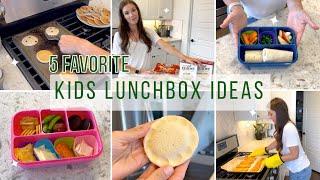 5 FAVORITE KIDS LUNCHBOX IDEAS! HEALTHY BUDGET FRIENDLY KIDS LUNCH IDEAS!